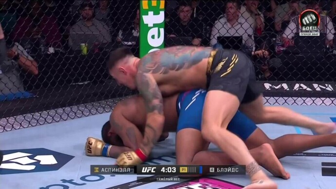 Том Аспинэлл победил Кертиса Блэйдса (видео). UFC 304 (видео)