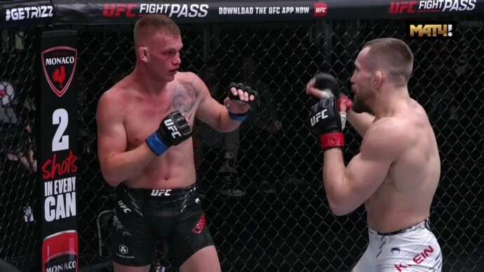 Людовит Клайн нокаутировал Эйджея Каннингема (видео). UFC Fight Night (видео)