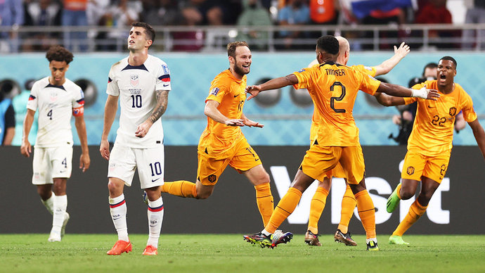 Нидерланды — США: лучшие моменты матча ЧМ-2022 по футболу 3 декабря, смотреть голы и обзор