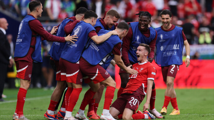 Швейцария обыграла Венгрию на групповом этапе ЕВРО‑2024 по футболу