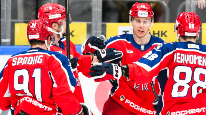 ЦСКА всухую обыграл «Северсталь» в матче КХЛ