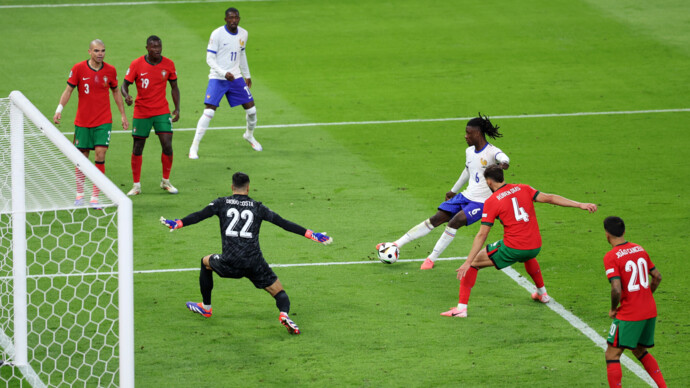 Сборные Португалии и Франции определят победителя матча ¼ финала ЕВРО‑2024 в серии пенальти