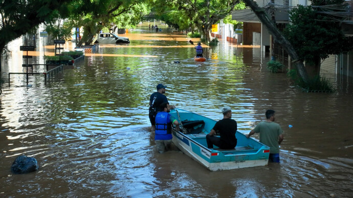 Матчи нескольких команд чемпионата Бразилии перенесли из‑за наводнения