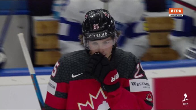 Канада - Финляндия. 3:3. Гол Оуэна Пауэра (видео). Чемпионат мира. Хоккей (видео)