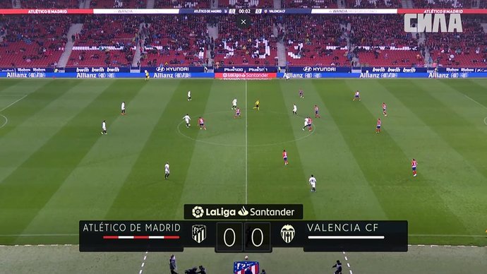Атлетико - Валенсия - 3:2. Голы и лучшие моменты (видео)