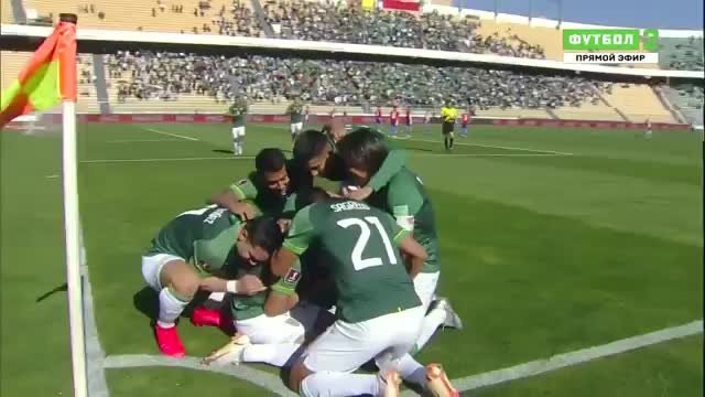 Боливия - Парагвай - 4:0. Голы (видео)