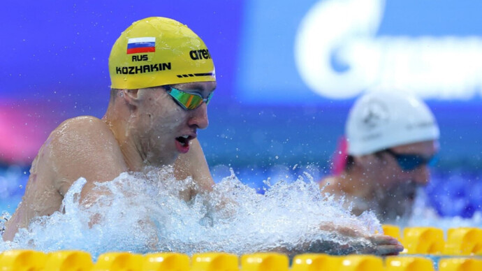 Кожакин выиграл заплыв на 100 метров брассом на финале Кубка России, опередив Пригоду