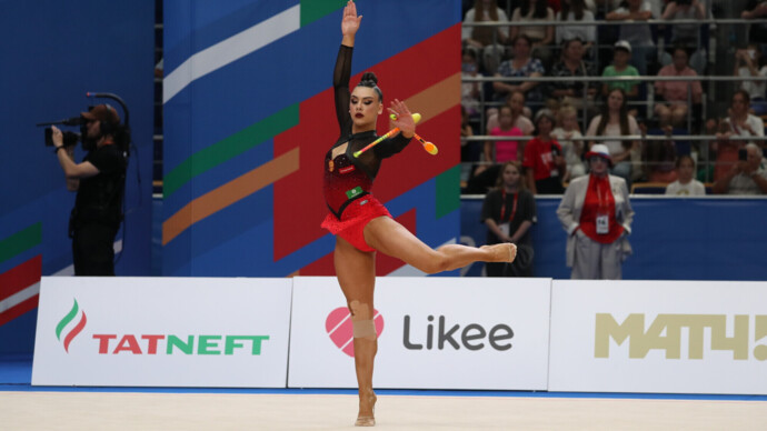 Россиянки завоевали шесть золотых медалей в соревнованиях по художественной гимнастике среди юниорок на Играх БРИКС