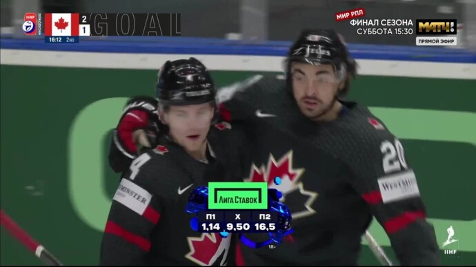 Канада - Словакия. 3:1. Гол Ника Пола (видео). Чемпионат мира. Хоккей (видео)
