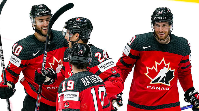 Канадцы и финны выиграли последние матчи группового турнира ЧМ-2022 по хоккею, определились все пары ¼ финала