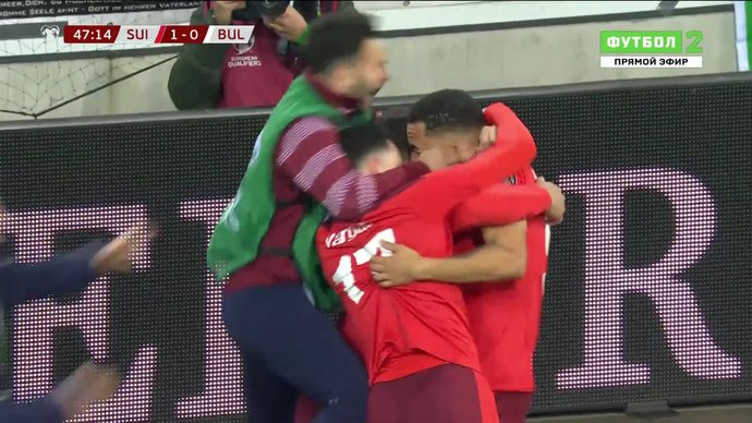 Швейцария - Болгария. 1:0. Ноа Окафор (видео)