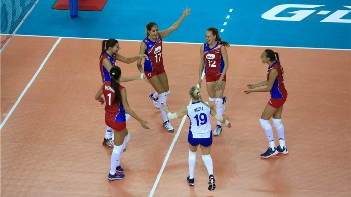 Чемпионат Европы. Женщины. Россия - Украина (видео)