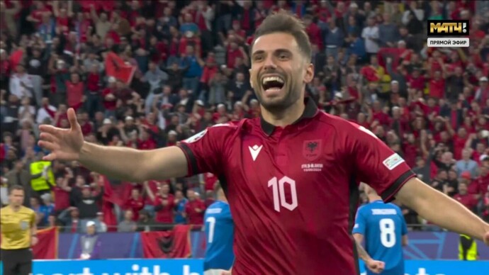 Италия - Албания. 0:1. Гол Недима Байрами  (видео). Чемпионат Европы-2024. Футбол (видео)