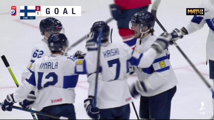 Норвегия - Финляндия. 0:2. Артту Хюрю (видео). Чемпионат мира. Хоккей (видео)