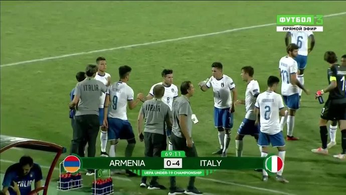 Армения (U-19) - Италия (U-19) - 0:4. Голы (видео)