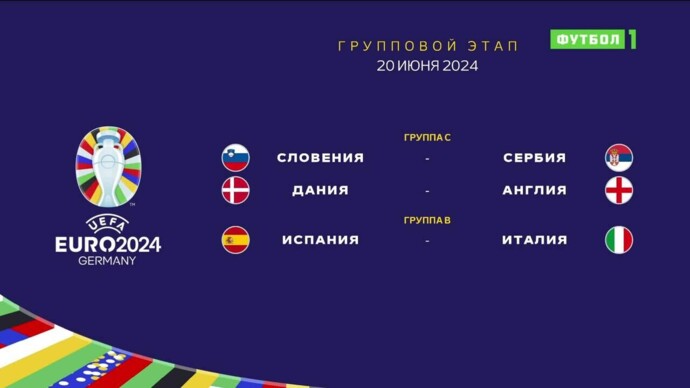 Чемпионат Европы-2024. Обзор матчей 20.06.2024 (видео)