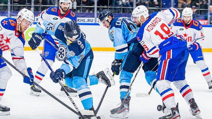 «Сибирь» выиграла у СКА, петербургский клуб потерпел третье поражение подряд в КХЛ