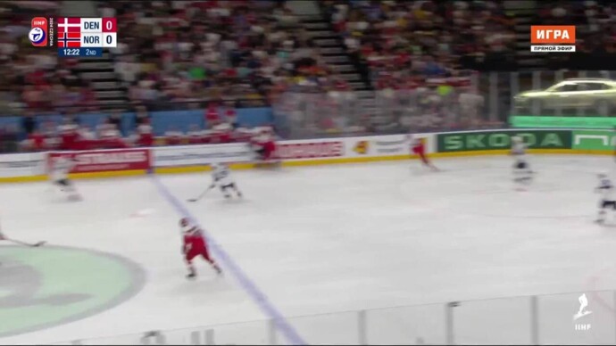 Дания - Норвегия. Голы (видео). Чемпионат мира. Хоккей (видео)