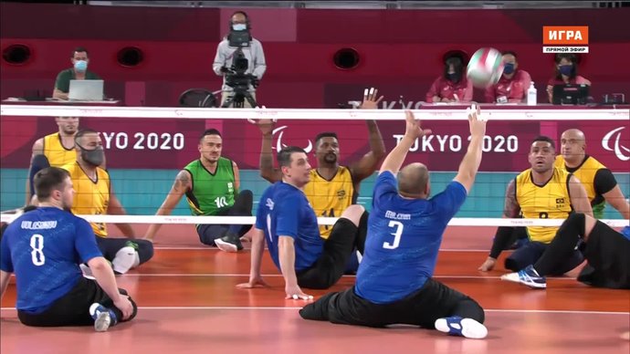 Российские волеболисты обыграли команду Бразилии и вышли в финал! XVI Летние Паралимпийские игры (видео)
