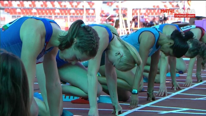 Кристина Макаренко победила в беге на 100 м (видео). Игры БРИКС. Легкая атлетика (видео)