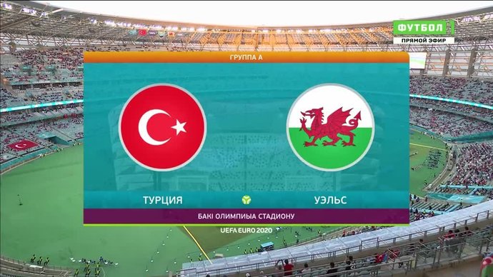 Турция - Уэльс - 0:2. Голы и лучшие моменты (видео)