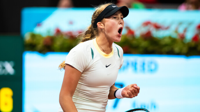Мирра Андреева вышла в третий круг теннисного турнира в Мадриде