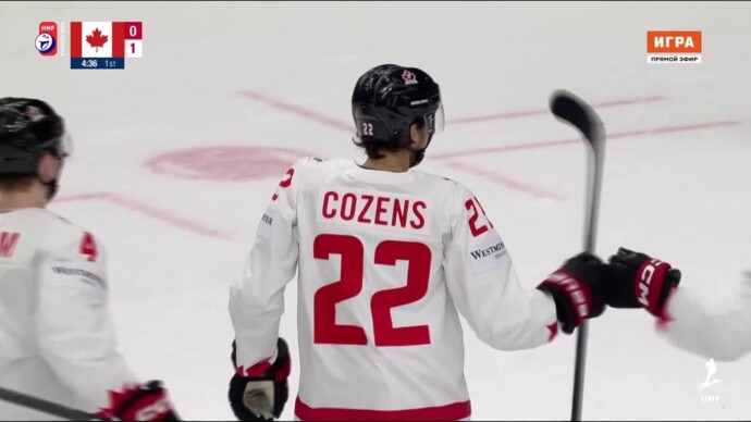 Дания - Канада. 0:2. Гол Дилана Козенса (видео). Чемпионат мира. Хоккей (видео)