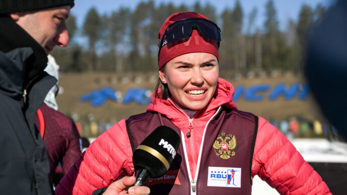 Метеля о массстарте: Как можно быть расстроенной третьим местом, если столько людей пришли нас поддержать