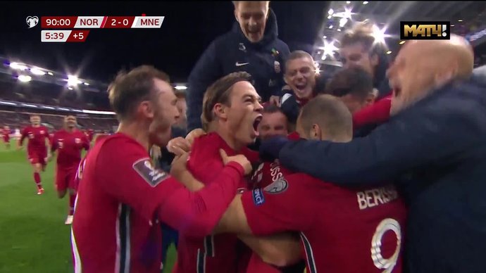 Норвегия - Черногория. 2:0. Мохамед Эльюнусси (видео)