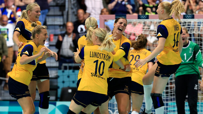 Женская сборная Швеции по гандболу обыграла команду Норвегии на Олимпийских играх‑2024