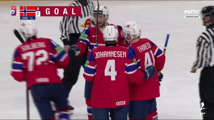 Норвегия - Чехия. Голы (видео). Чемпионат мира. Хоккей (видео)