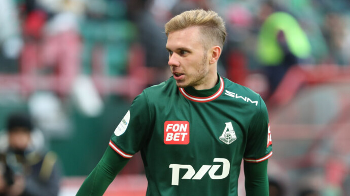 Глушенков признан лучшим игроком «Локомотива» в апреле