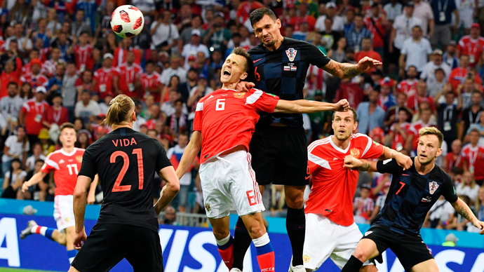 ФИФА изучит поведение хорватских футболистов после матча с Россией
