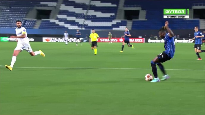 Аталанта - Марсель. 3:0. Гол Эль-Билала Туре (видео). Лига Европы. Футбол (видео)