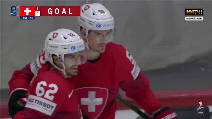 Швейцария - Казахстан. Голы (видео). Чемпионат мира. Хоккей (видео)