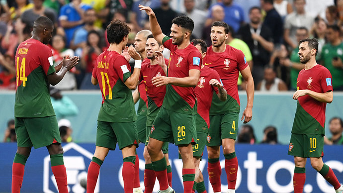 Сборная Португалии вышла в четвертьфинал ЧМ-2022, разгромив Швейцарию. Рамуш впервые вышел в старте и оформил хет-трик