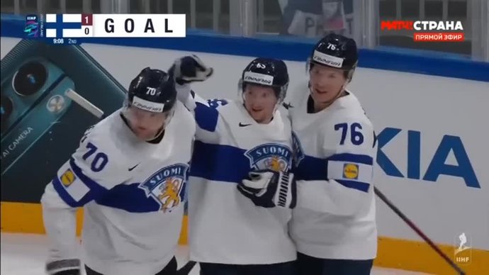 Латвия - Финляндия. Голы (видео). Чемпионат мира. Хоккей (видео)