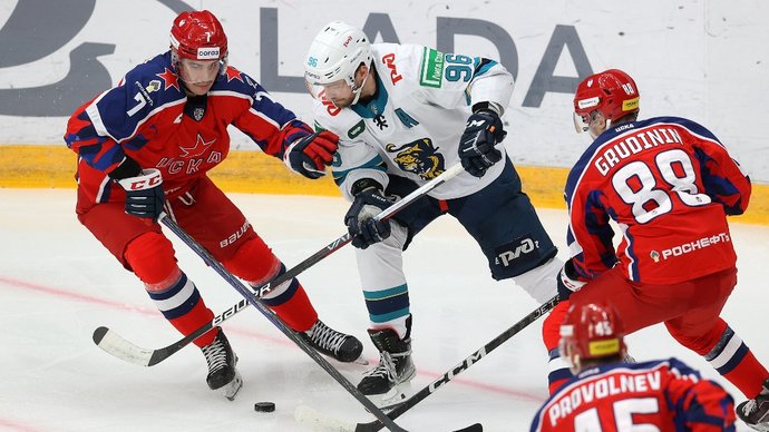 Хоккеисты «Сочи» на выезде уступили ЦСКА, потерпев 18-е поражение подряд в КХЛ