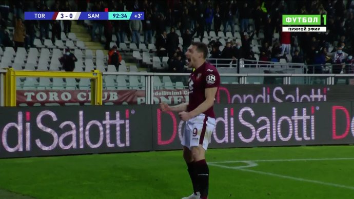 Торино - Сампдория. 3:0. Андреа Белотти (видео)