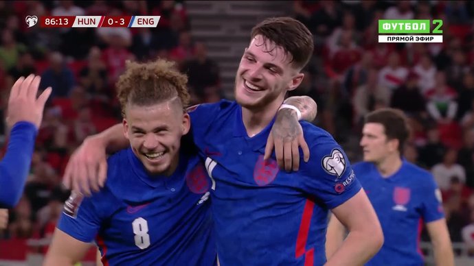 Венгрия - Англия. 0:4. Деклан Райс (видео)