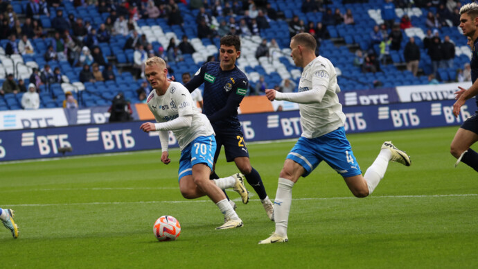 Нападающий «Динамо» Тюкавин признан лучшим игроком матча РПЛ против «Сочи»