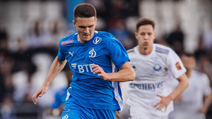 «Динамо» обыгрывает «Оренбург» после первого тайма матча Кубка России