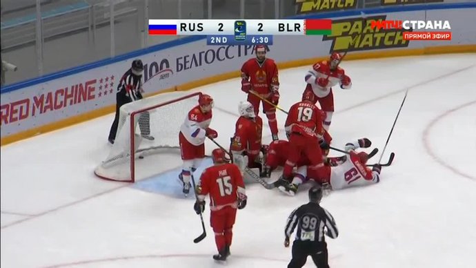 Олимпийская сборная России - Белоруссия. 3:2. Марат Хайруллин (видео)