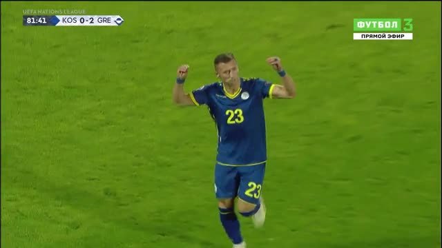 Косово - Греция. 1:2. Бернард Бериша (видео)