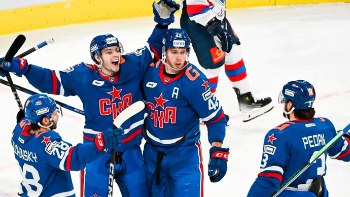Шайба Воробьева принесла СКА победу над «Ладой» в матче КХЛ