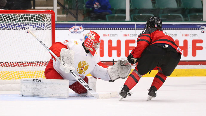 Арсений Коромыслов — о матче с Канадой: «Уступили в реализации большинства, но действовали хорошо и навязывали свою игру»