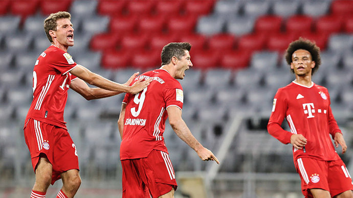 «Бавария» впервые в истории ведет в 5 мячей к перерыву на выезде в матче Бундеслиги