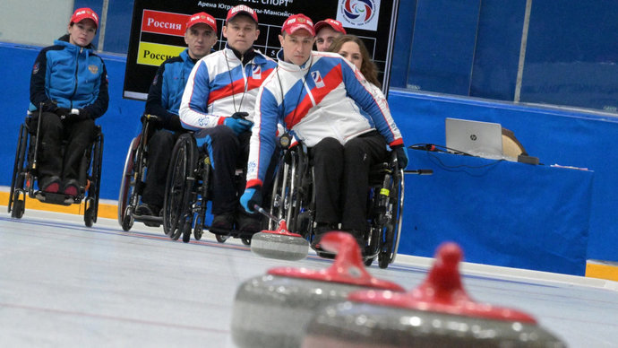 Керлингисты сборной России-1 оказались сильнее второго российского коллектива в третьем матче на играх паралимпийцев «Мы вместе. Спорт»