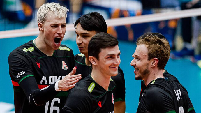 Волейболисты «Локомотива» обыграли «Кузбасс» в матче чемпионата России по волейболу