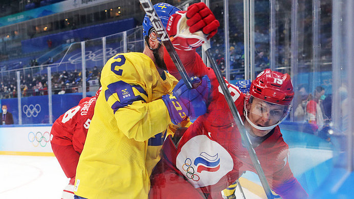 Пекин-2022. Хоккей. Мужчины. 1/2 финала. Россия - Швеция. Повтор от 18.02.2022 (видео)